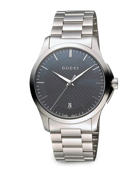 gucci g timeless stainless steel quartz men's watch|Gucci g timeless watch 40mm.